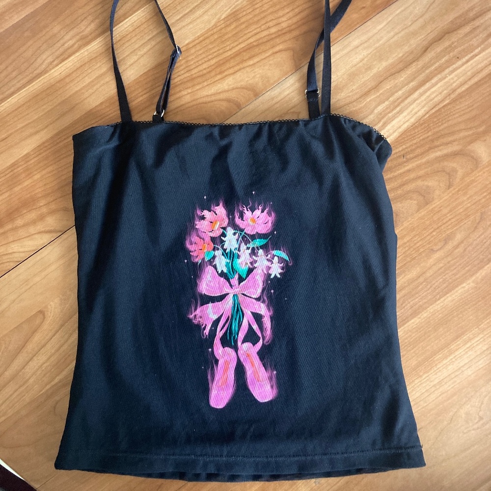 Sample Sale Top in Ballet Print